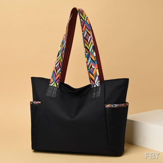 กระเป๋า กันน้ำ Oxford Nylon Tote Women s Bag กระเป๋าสะพายไหล่อเนกประสงค์ความจุขนาดใหญ่ Canvas Big Bag