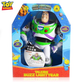 โมเดลฟิกเกอร์ Disney Pixar Toy Story 4 Buzz Lightyear Talking ของเล่นสําหรับเด็ก