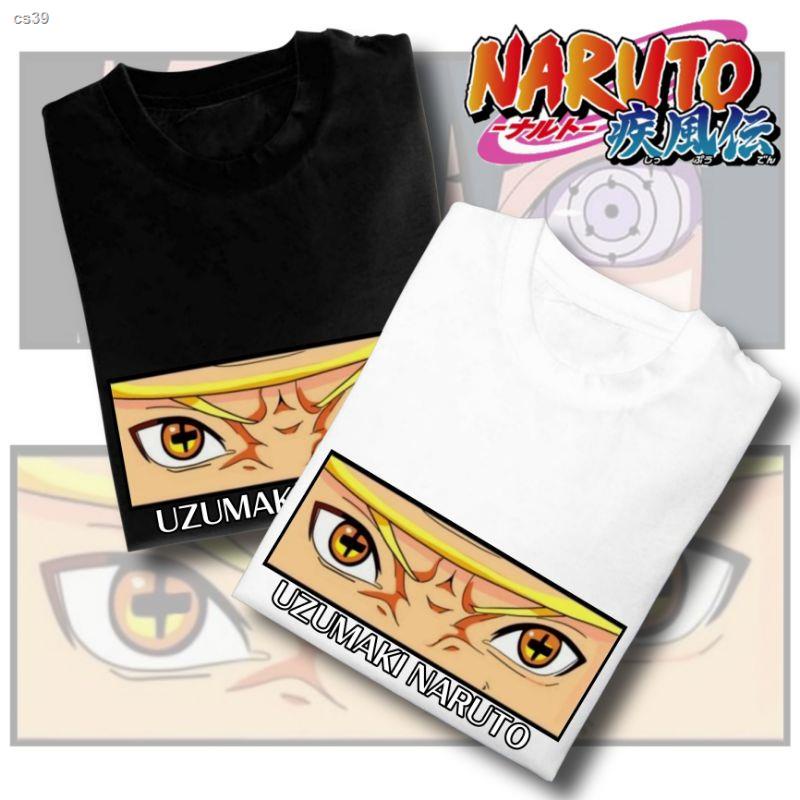 Tshirt NARUTO Box Logo / Uzumaki Naruto / Uchiha Sasuske /100 Cotton