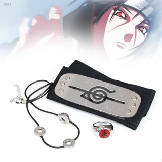 Naruto Weapon Itachi Uchiha Necklace Rebel moy Head Guard Skunk Zhu Character Ring Shuriken cosplay