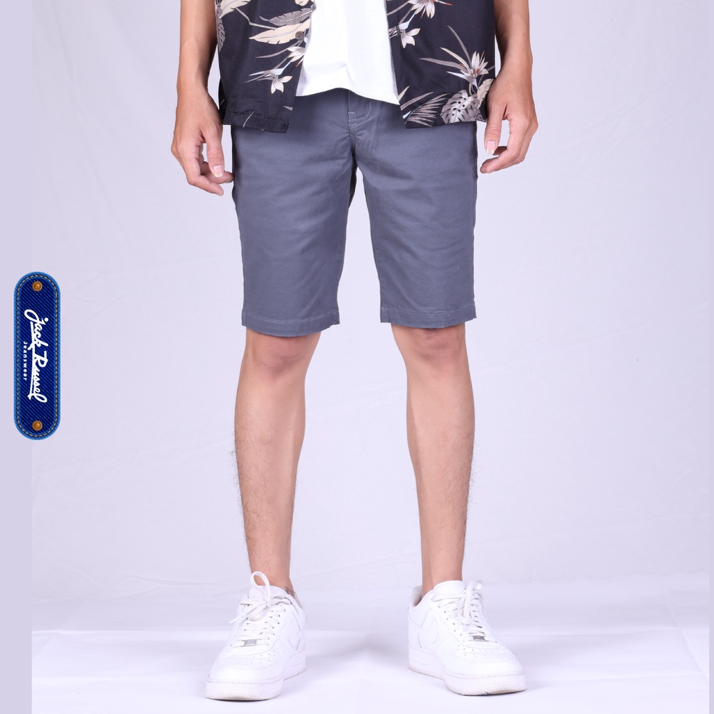 ภาพสินค้าJACK RUSSEL กางเกงขาสั้น Chino Slim-Fit รุ่น JS-501 กางเกงแจ็ครัสเซล จากร้าน jack_russel_officialshop บน Shopee ภาพที่ 3