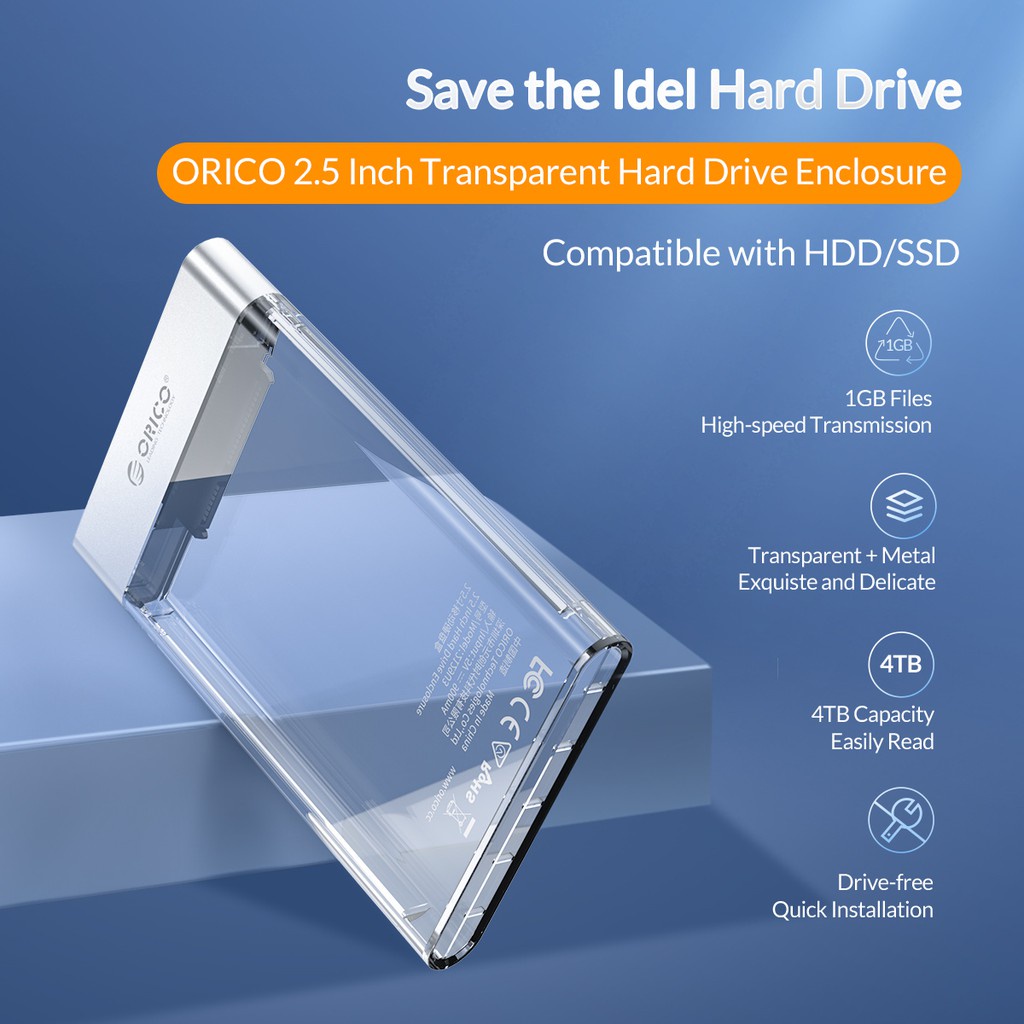 orico-2129u3-โอริโก้-กล่องอ่าน-hdd-2-5-แบบ-usb3-0-clear-เคสไม่รวม-hdd-2-5-external-harddrive-enclosure