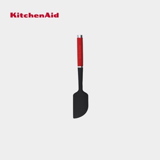 KitchenAid Silicone Scraper Spatula - Almond Cream/ Empire Red/ Onyx Black สปาตูล่า หวีปาดเค้กซิลิโคน