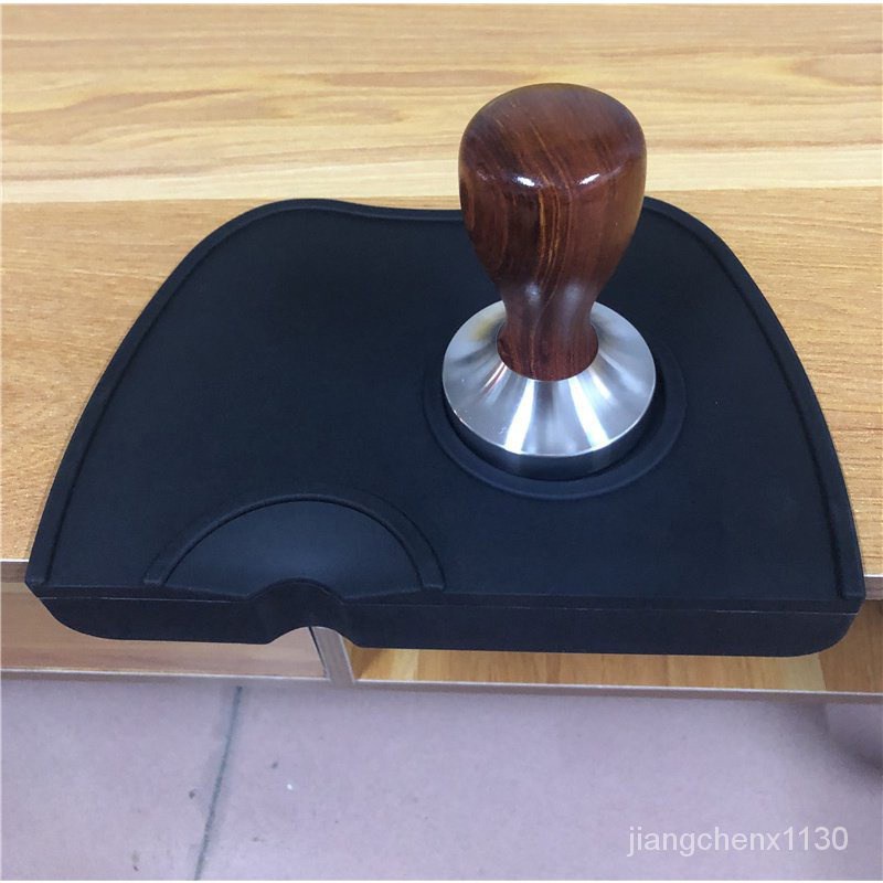 รองแทมเปอร์-ยางรองแทมเปอร์-coffee-tamper-mat-ยางรองกดกาแฟ-ยางรองโต๊ะกดกาแฟ-s-m-l-ag666