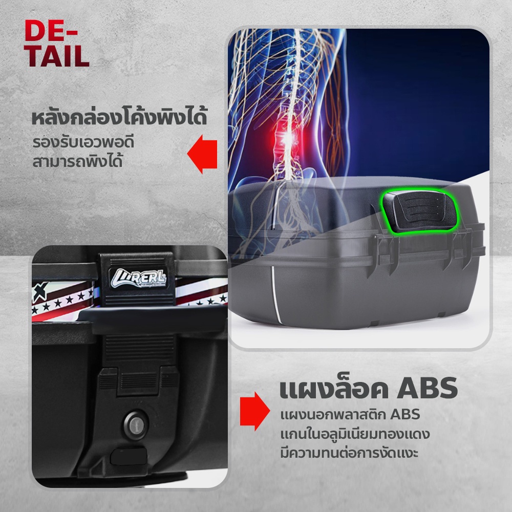 กล่องใส่ของท้ายมอเตอร์ไซต์-ขนาด-47ลิตร-กล่องหลัง-กล่องท้ายรถ