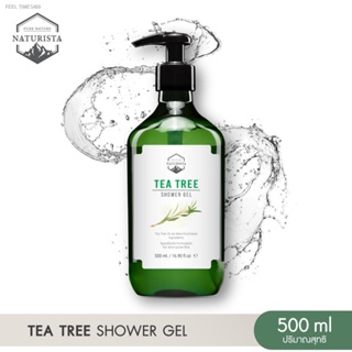 🔥ส่งไวจากไทย🔥Naturista เจลอาบน้ำทีทรี สูตรสดชื่นกระจ่างใส ลดสิวตามเรือนร่าง Tea Tree Shower Gel 500ml