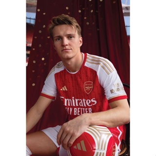 เสื้ออาเซน่อล ของแท้ ตัวล่าสุด ADIDAS ARSENAL 2023/2024 HOME REPLICA JERSEY - BETSCA/WHITE