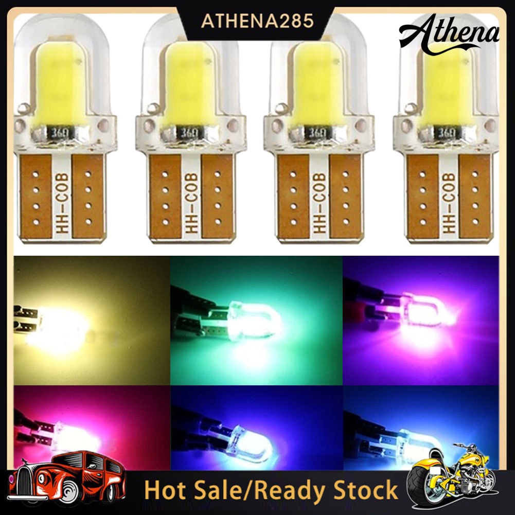 athena-หลอดไฟเลี้ยว-12-v-t-10-w-5-w-led-cob-bright-สําหรับรถยนต์-4-ชิ้น