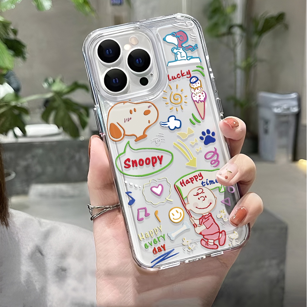 เคสโทรศัพท์มือถือ-แบบใส-ลายการ์ตูนสนูปปี้-สําหรับ-iphone-14-pro-max-11-13-12-7-8-plus-x-xr-xsmax