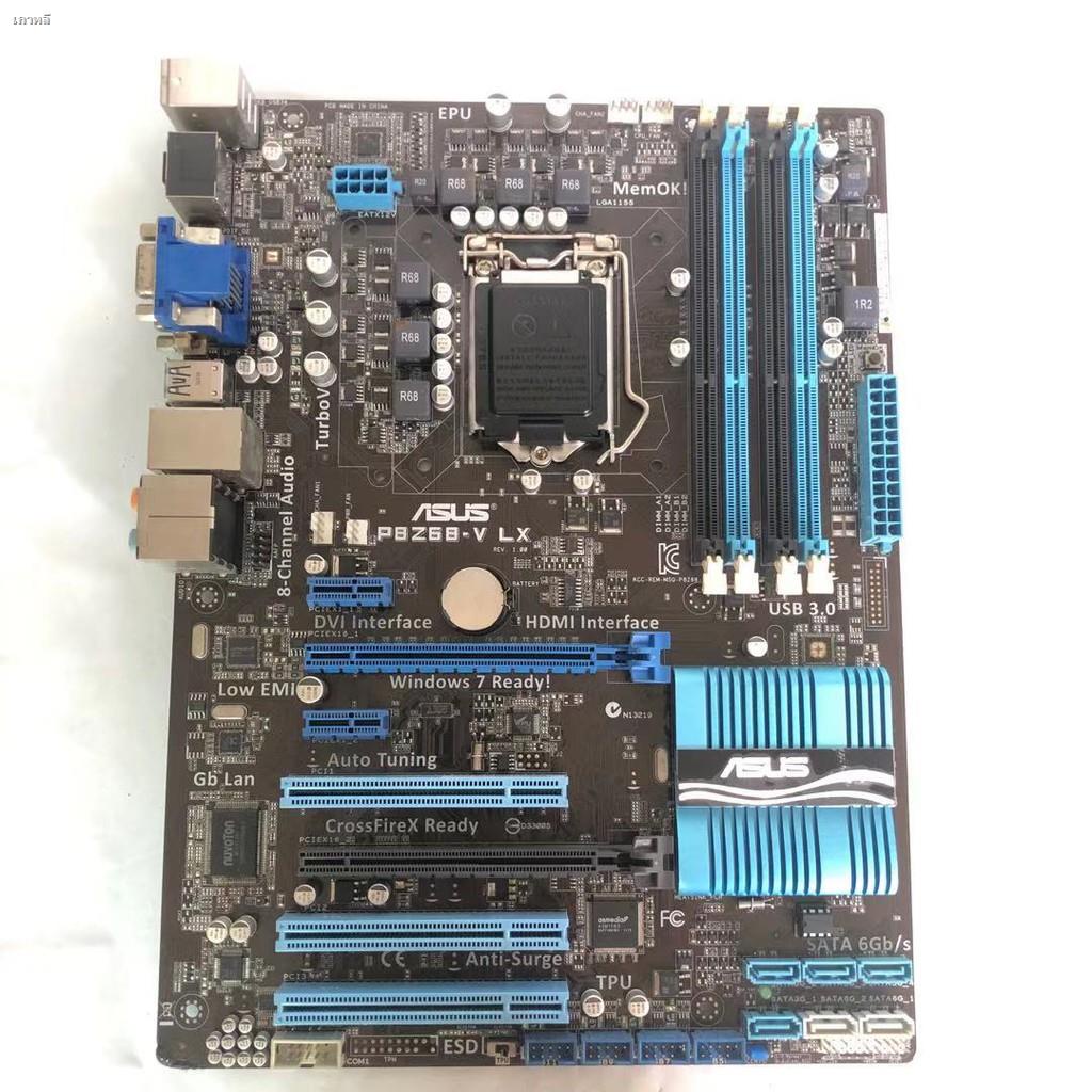 Asus P8Z68-V LX Desktop Motherboard Z68 Socket LGA 1155 i3 i5 i7 DDR3 ...