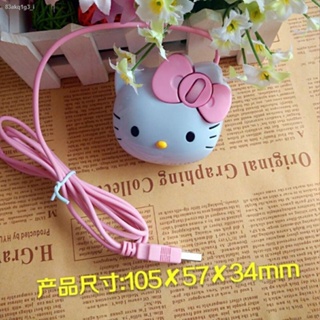 Ready Stock Hello Kitty mouse KT cat cartoon USB optical computer mouse