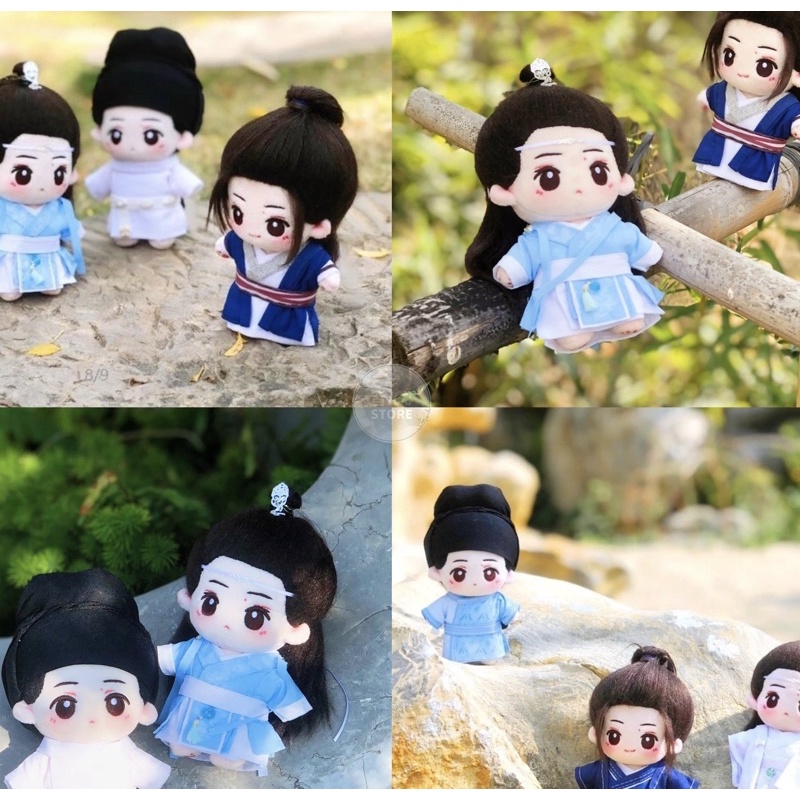 พร้อมส่ง-ตุ๊กตาอี้ป๋อ10cm-ชุด-หลานจ้าน-หลานวั่งจี-ตุ๊กตาป๋อจ้าน-ตุ๊กตาอี้ป๋อ-ตุ๊กตาเซียวจ้าน