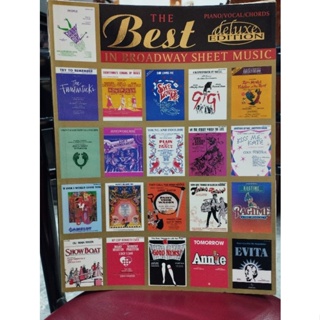 THE BEST IN BROADWAY SHEET MUSIC PVC (WB)654979193944
