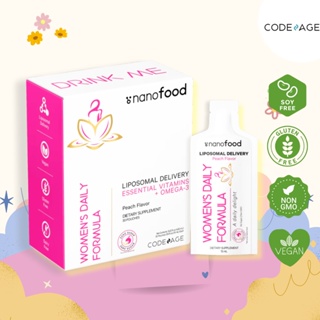 CODEAGE NanoFood Liposomal Women’s Daily Liquid Multivitamin 🌺Essential Vitamins + Omega-3🌺
