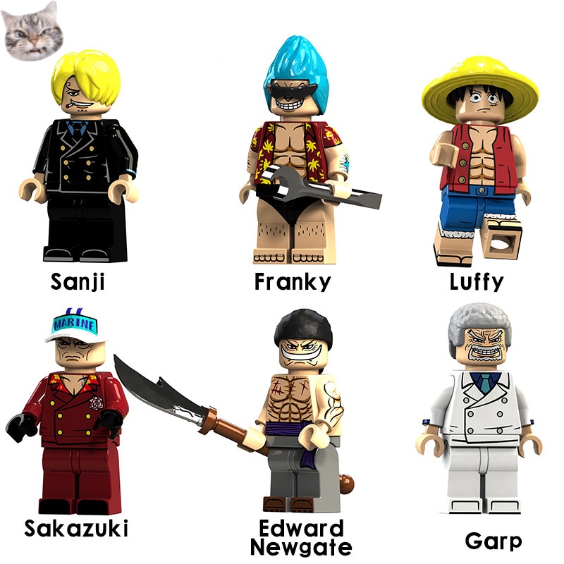 บล็อกตัวต่อเลโก้-รูปอนิเมะโจรสลัด-luffy-sauron-nami-robin-ขนาด-12-ซม-ของเล่นเสริมการเรียนรู้-สําหรับเด็ก