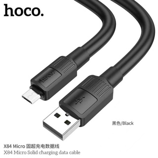 Hoco X84 สาย​ชาร์จ​แบบยาง​ สำหรับ​micro​/iP​/TypeC/PD20W/TypeC to TypeC 60W ใหม่ล่าสุด​ แท้100%