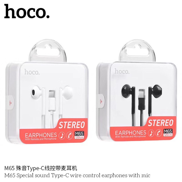 hoco-m65-หูฟังtypec-แท้100