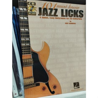 101 MUST KNOW JAZZ LICKS W/CD BY WOLF MARSHALL (HAL)073999315271