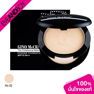 GINO MCCRAY - The Professional Make Up Powder Foundation Spf 15 Pa++ No.02 - Vanilla Vanity