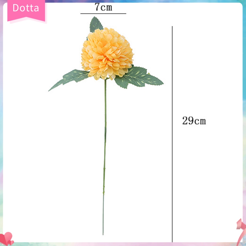 dottam-ดอกเบญจมาศดอกเบญจมาศจําลองน้ําหนักเบาสําหรับตกแต่งบ้าน