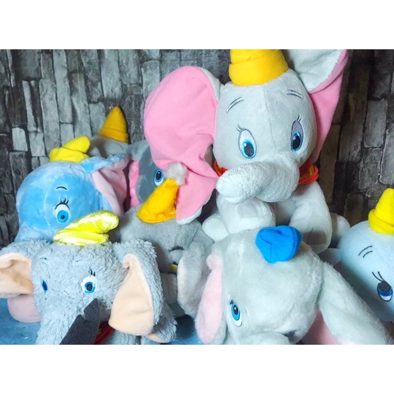 ตุ๊กตาช้างดัมโบ้-dumbo-ลิขสิทธิ์แท้-มือสอง