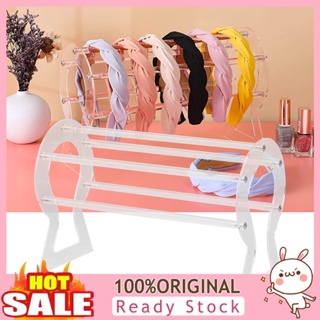 [B_398] 1 Set Transparent Headband Easy to Assemble Girl Women Headband Display Holder for Bracelets