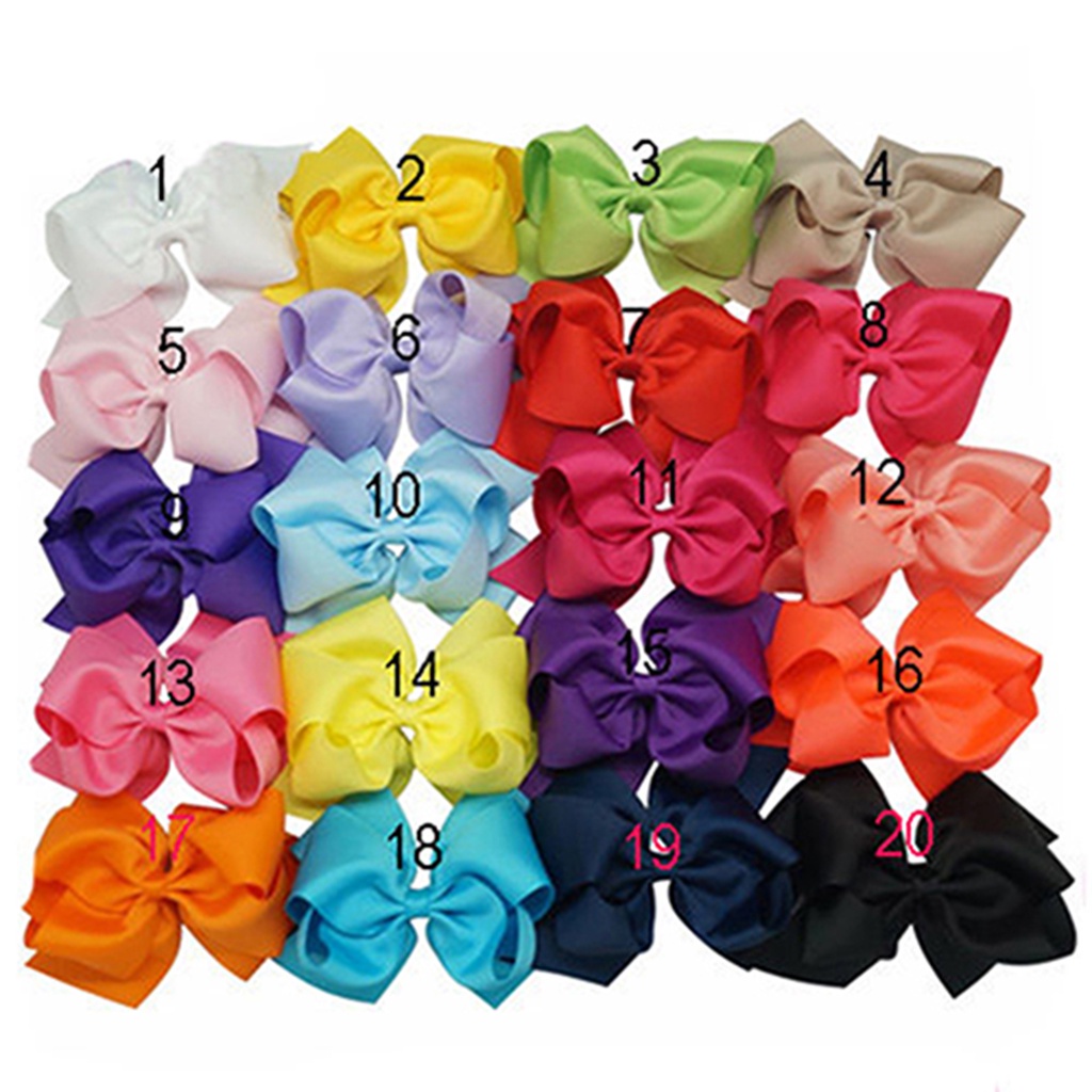 b-398-1pc-girls-large-double-hairbow-hair-bow-grosgrain-ribbon-clip-hairpin