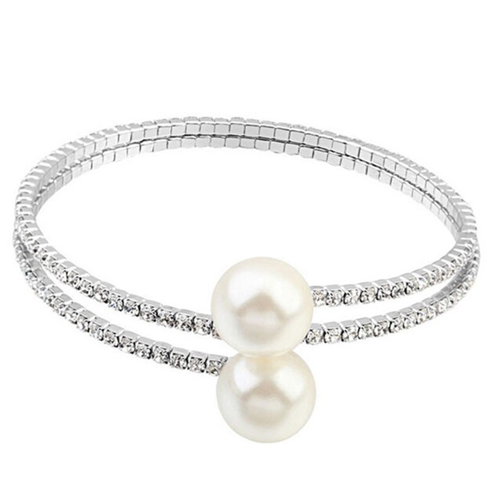 b-398-women-full-rhinestone-multi-layer-bracelet-faux-pearl-open-bangle