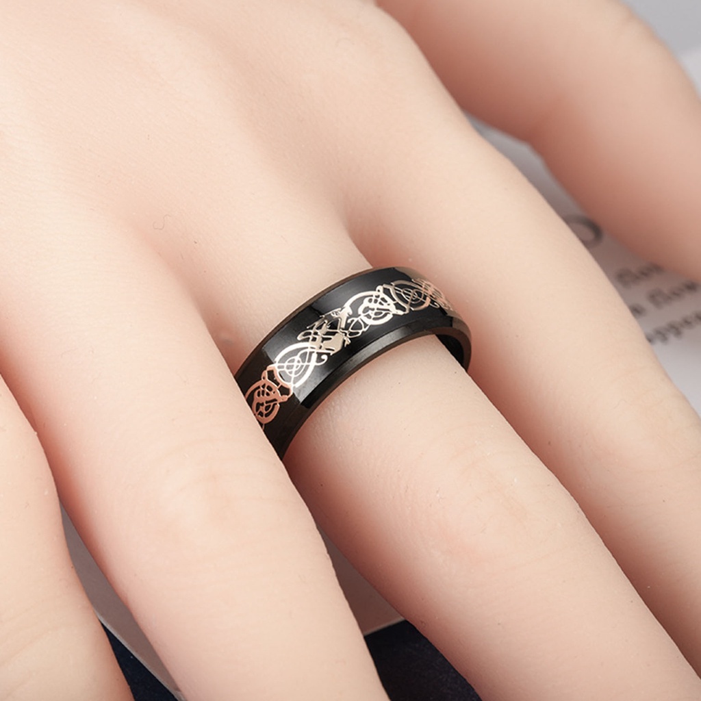 b-398-men-ring-glossy-simple-accessory-dragon-pattern-ring-for-dating