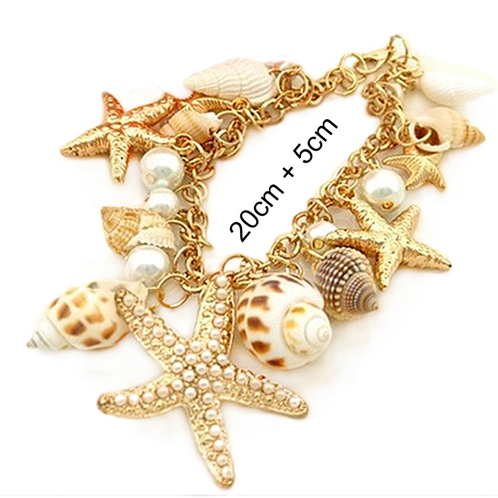 b-398-beach-bracelet-cute-adjustable-plated-ocean-multi-style-beach-bracelet