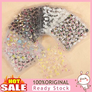 [B_398] 10 Sheets Nail Art Stickers 3D Design Tips Decal Decorations