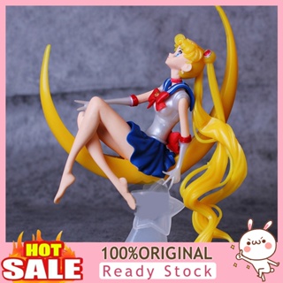 b_chlorine398 Synthetic Anime Ornament Cartoon Sailor Moon Action Figurine Universal for Kids