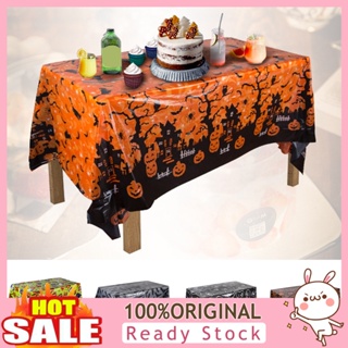 [B_398] Eye-catching Table Cloth Wear-resistant Decorative Halloween Exquisite for Kitchen