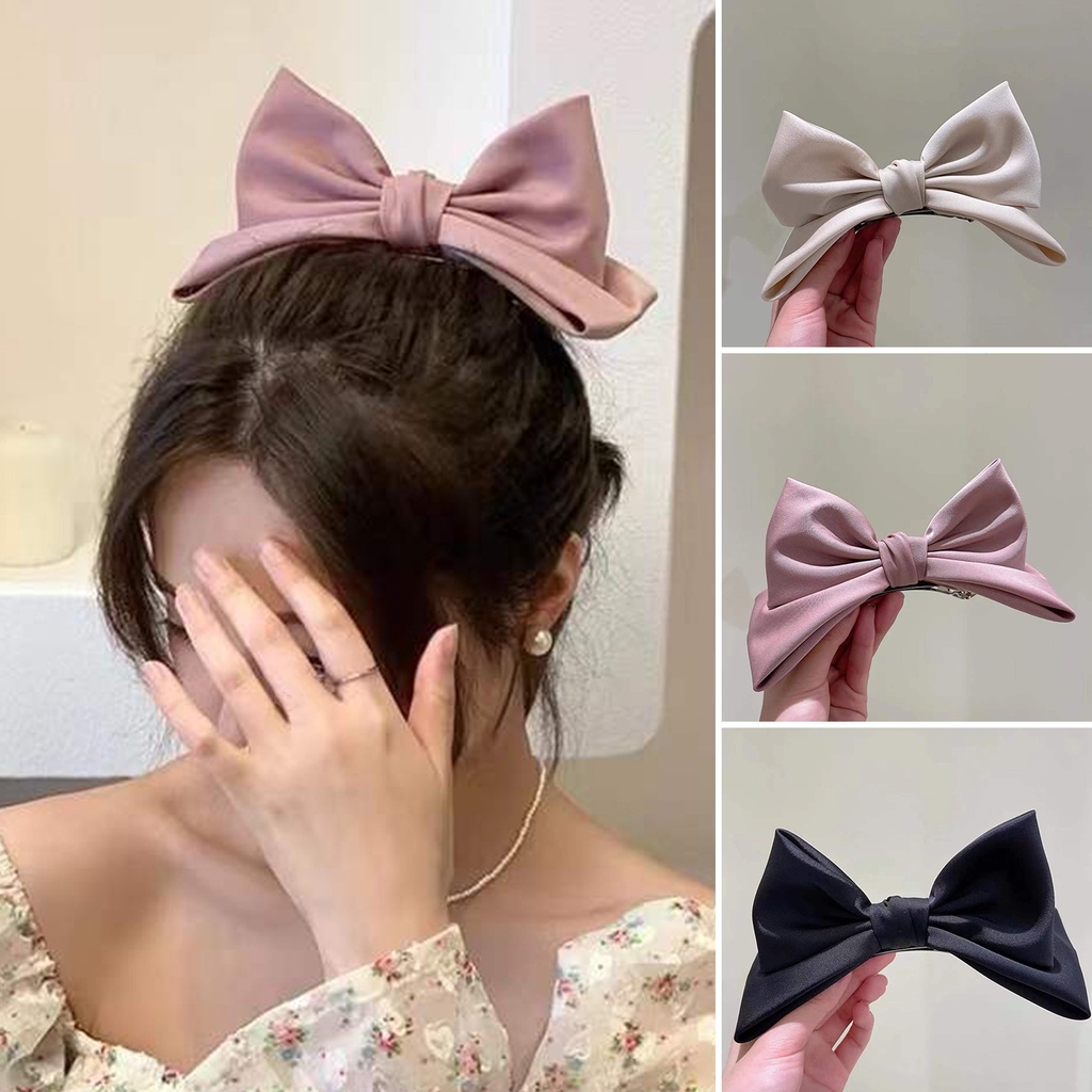 b-398-spring-hair-clip-elegant-headwear-ideal-gift-lightweight-hair-accessories-strong-grip-large-bowknot-hair-clasp-barrette-for-dating