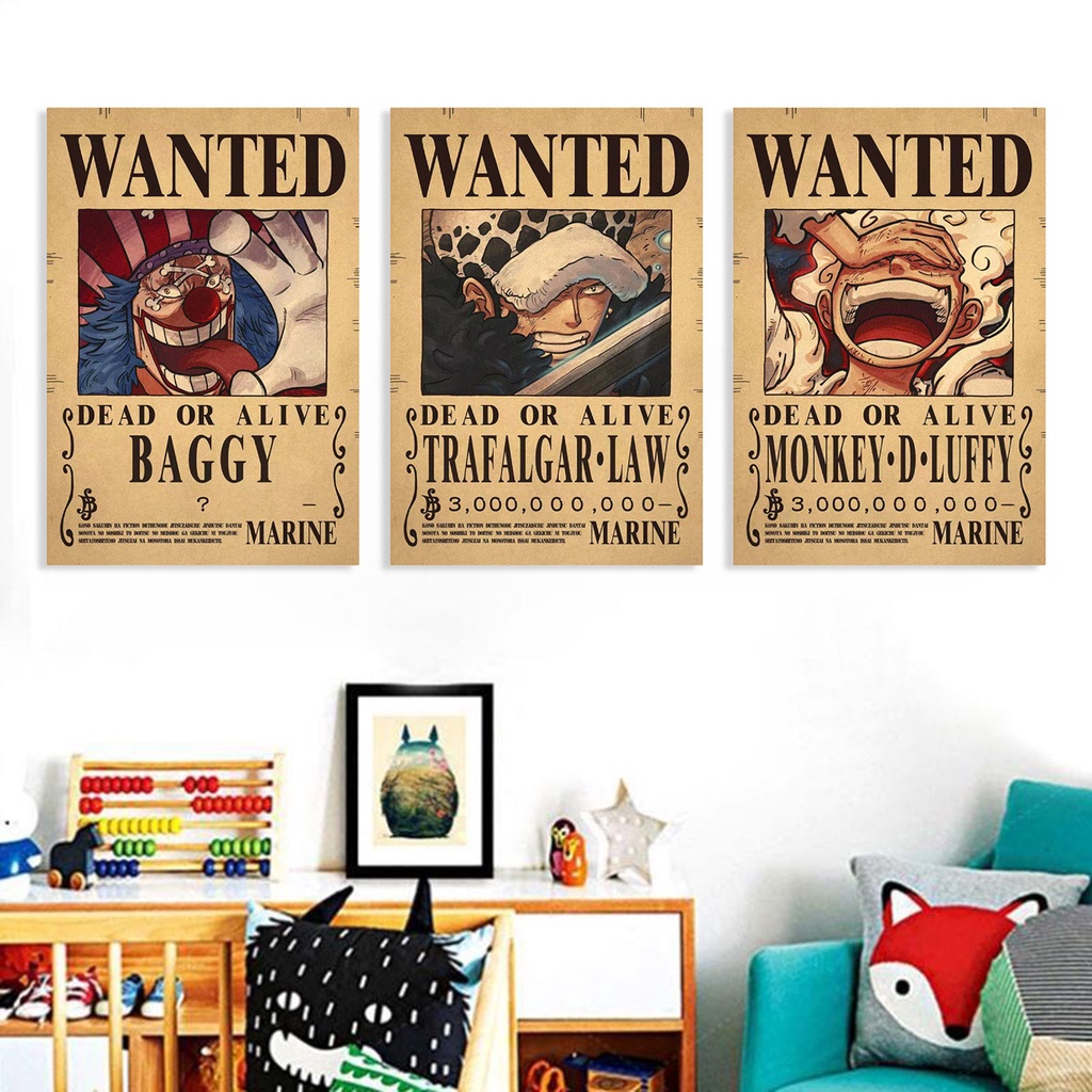 b-398-one-piece-poster-clear-rectangle-decorative-japanese-luffy-bounty-poster-bedroom-decor-for-bar
