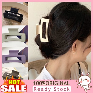 [B_398] Simple Wear-resistant Square Large Barrette Hair Claw Hair Accessories