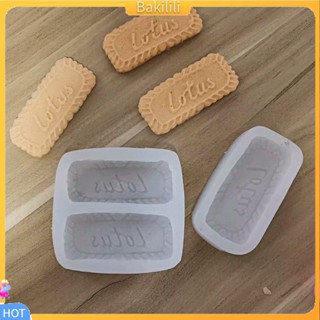 (Bakilili) แม่พิมพ์ซิลิโคน Diy สําหรับทําเทียนช็อคโกแลตขนมหวานไม่ติด