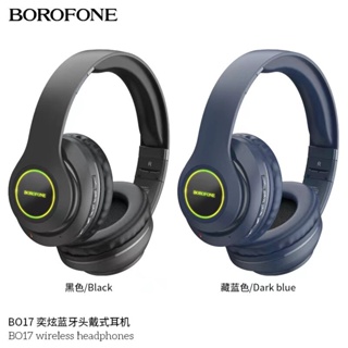 BOROFONE BO17 ใช้งาน7ชั่วโมงต่อเนื่อง Micigue BT headphone บลูทูธไร้สายมีไฟ หูฟังครอบหู มีไมค์ในตัว ฟังเพลง เล่นเกม