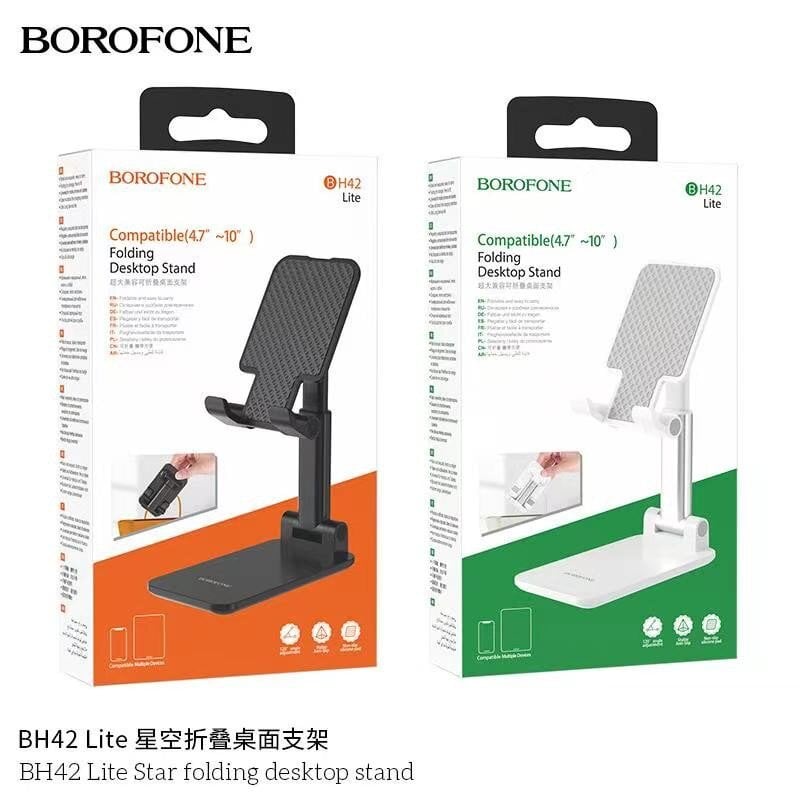 borofone-bh42-desktop-stand-ที่วางมือถือ-pad-ปรับยืดความสูงได้-พับเก็บได้