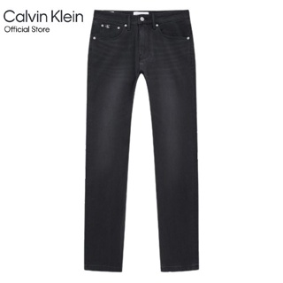 Calvin Klein กางเกงยีนส์ผู้ชาย ทรงเข้ารูป Body Taper รุ่น J322692 1BY - สีดำ