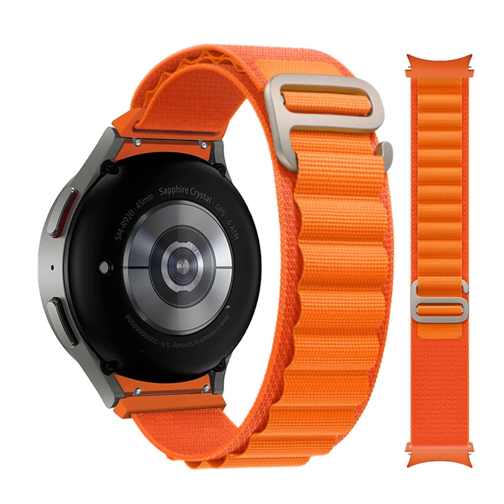 ∏No Gaps Nylon Strap for Samsung Galaxy Watch 4/5/5 pro/4 classic Band