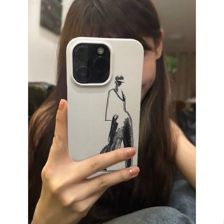 เคสโทรศัพท์มือถือ แบบแข็ง เรียบง่าย สําหรับ Apple 14pro 13promax 12 11pro xr xs