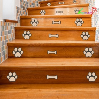 【AG】Wall Sticker Removable Self-adhesive No Residue Long-lasting High Brightness Eco-friendly Glow in The Dog Paw Print