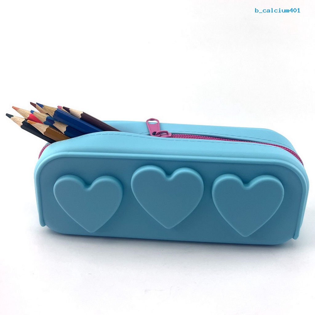 calciwj-makeup-brush-holder-flexible-with-handle-silica-gel-stationery-bag-pencil-pouch-beauty