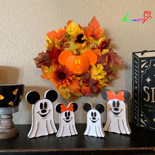 【AG】1 Set Mouse Statue Decorative Novel Ghost Shape Halloween Mouses Ghost Sculpture for
