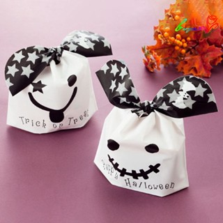 【AG】50Pcs/Bag Gift Bag Adorable Widely Used Eco-friendly Halloween Exquisite Handbag for Party