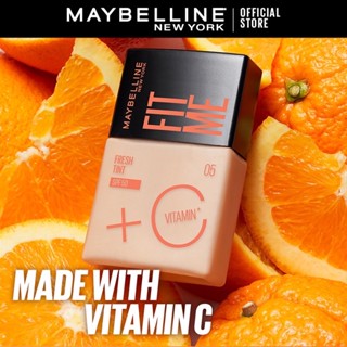 MAYBELLINE FIT ME FRESH TINT (ทิ้นท์ผิววิตซี, ทิ้นท์วิตซี, ทิ้นท์ฟิตมี, เฟรชทิ้นท์) SPF50 PA+++