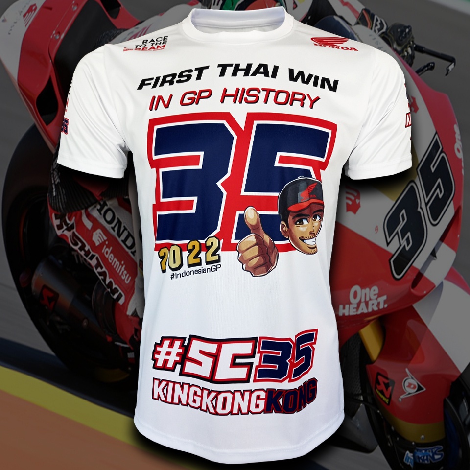 เสื้อยืด-คอกลม-t-shirt-motogp-เสื้อโมโตจีพี-สำหรับแฟนคลับ-ก้อง-สมเกียรติ-จันทรา-mg0072-รุ่น-moto2-ไซส์-s-3xl