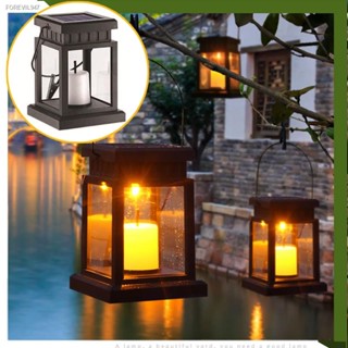 พร้อมสต็อก โคมไฟโซล่าเซลล์รูปทรงตะเกียง ไฟปักสนาม โซล่าเซลล์ Solar light 1 LED   แสงเทียน โคมไฟรูปเทียน ไฟประดับ ไฟตกแต่