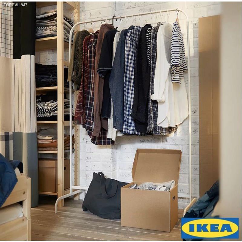 พร้อมสต็อก-ikea-แท้-mulig-มูลิก-ราวแขวนเสื้อ-ราวแขวนผ้า-ราวตากผ้า